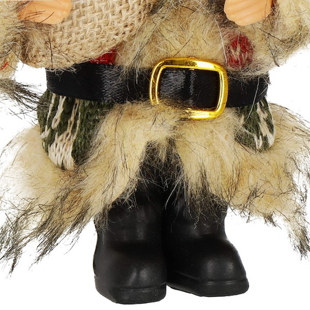 Mikołaj figurka świateczna 20 cm ozdoba bożonarodzeniowa