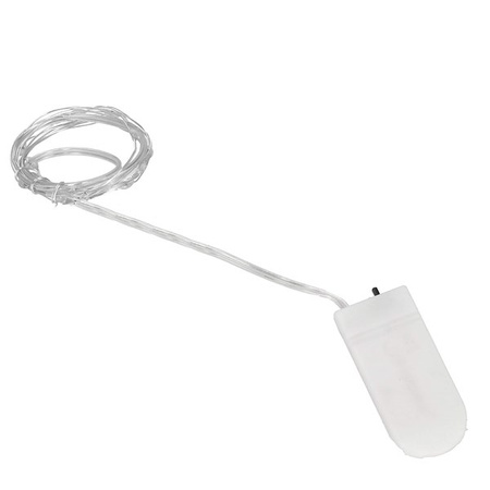 Lampki choinkowe 20 LED druciki mikro na baterie multikolor