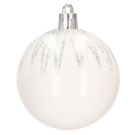 Bombki choinkowe 152 szt. ozdoby świąteczne rose gold