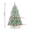 Choinka sztuczna 240 cm Premium Royal Trees sosna diamentowa ośnieżona z szyszkami