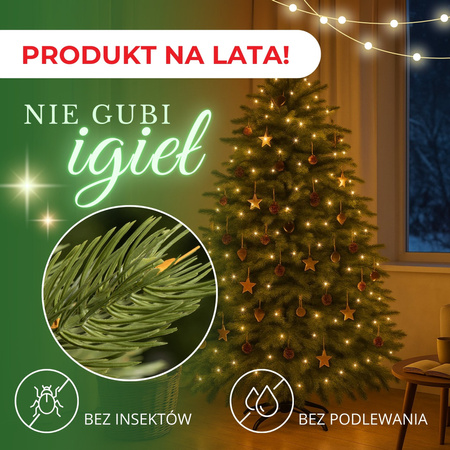 Choinka sztuczna premium 220 cm sosna naturalna