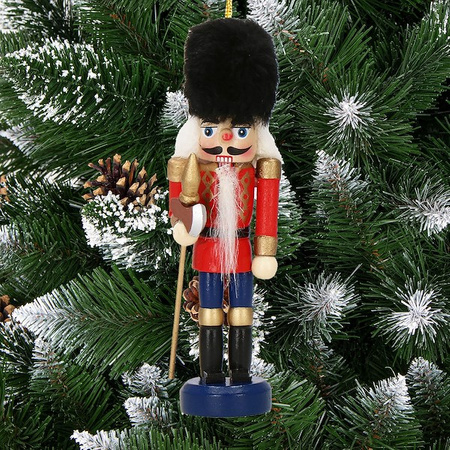 Zawieszka choinkowa 3 szt. dziadek do orzechów 13 cm świąteczna ozdoba multikolor