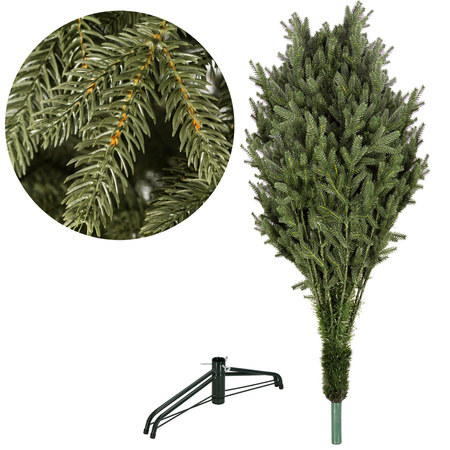 Choinka sztuczna 120 cm premium świerk PE choinka jak żywa