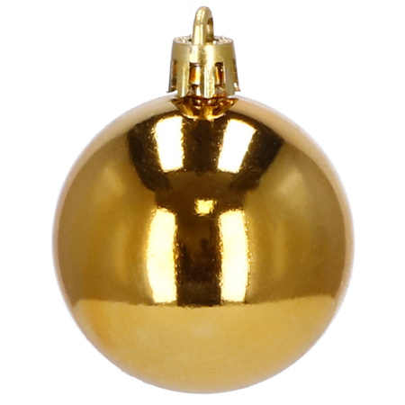 Bombki choinkowe 77 szt. ozdoby świąteczne złoty