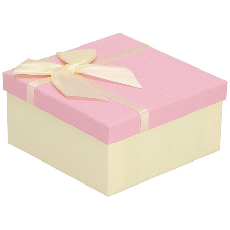 Kwiaty mydlane 15 szt. róże w pudełku prezentowym Flower box różowe, kremowe, żółte