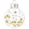 Bombki choinkowe 30 szt. przeźroczyste zestaw choinkowy 