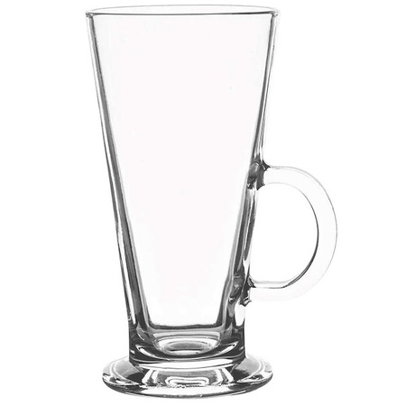 Szklanki do kawy latte, deserów z uchem 280 ml komplet 6 szt. filiżanek