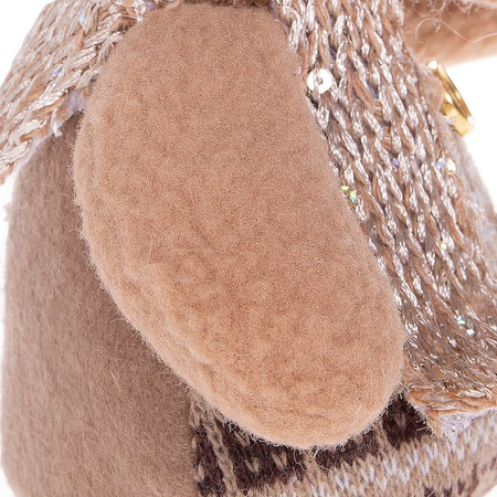 Renifer 16cm ozdoba świąteczna, krasnal świąteczny, gnom brązowy