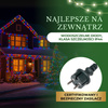 Lampki choinkowe 1000 Led multikolor 81,5 m oświetlenie świąteczne IP44