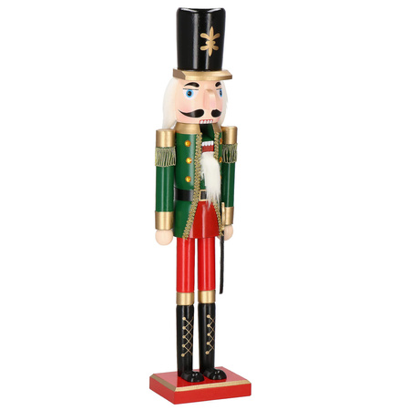 Dziadek do orzechów 60 cm drewniany żołnierzyk multikolor, figurka świąteczna