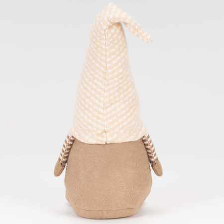 Skrzat świąteczny 51 cm figurka bożonarodzeniowa ozdoba krasnal gnom stojący