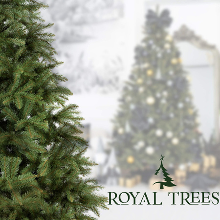 Choinka sztuczna Premium Royal Trees 120 cm świerk kaukaski z stojakiem, drzewko