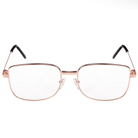 Okulary św. Mikołaja metalowe ze szkłami