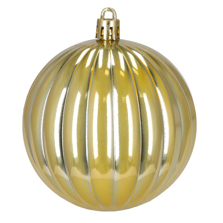 Bombki choinkowe 36 szt. komplet dekoracje świąteczne ozdoby nietłukące złote