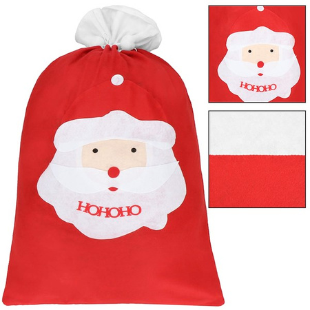 Strój św. Mikołaja 12 elementów, kostium przebranie czerwone