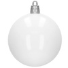 Bombki choinkowe 101 szt. biały zestaw choinkowy