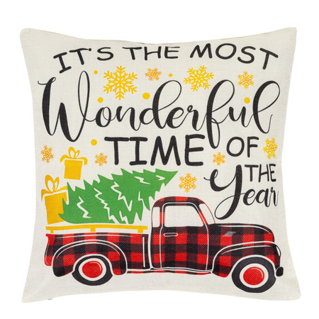 Świąteczki poszewki 40x40cm 4 szt. zestaw na poduszkę jaśka dekoracyjne bożonarodzeniowe