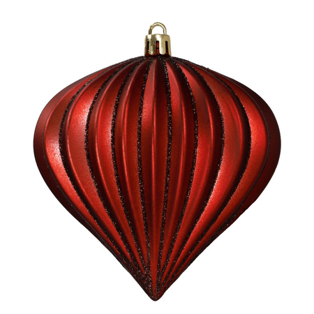 Bombki choinkowe 12 szt. komplet dekoracje świąteczne, nietłukące, czerwone