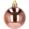 Bombki choinkowe 152 szt. ozdoby świąteczne rose gold