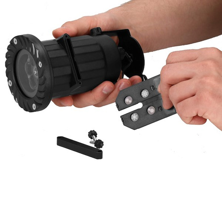 Świąteczny rzutnik laserowy, projektor na dom 20 motywów