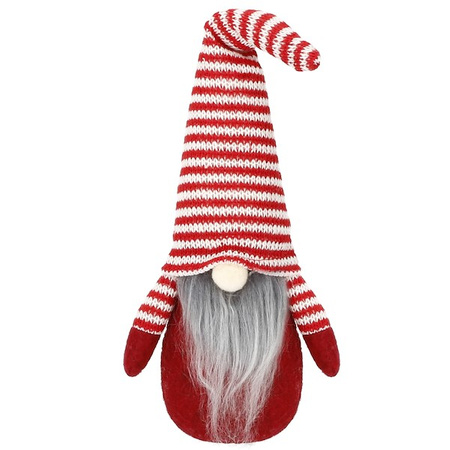 Para krasnali 30cm ozdoba świąteczna, skrzat świąteczny, gnom w paski