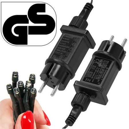 Lampki choinkowe 500 led biały ciepły + flash 25m oświetlenie świąteczne IP44