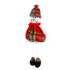 Bałwanek wiszący 38cm zawieszka ozdoba świąteczna, krasnal świąteczny, gnom