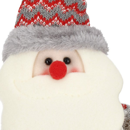 Skrzat świateczny klamra do zasłon dekoracja na rzepy