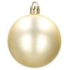Bombki choinkowe nietłukące 77 szt. dekoracje świąteczne, złoty