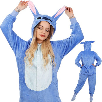 Piżama jednoczęściowa kigurumi damska kombinezon Stitch rozmiar M
