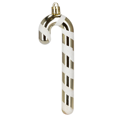 Bombki choinkowe 40 szt. okrągłe, lizaki, szyszki, laski cukrowe nietłukące ozdoby złote