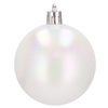 Bombki choinkowe 30 szt. ozdoby świąteczne biały