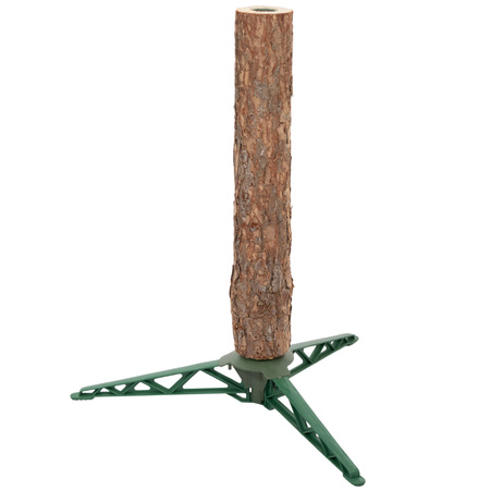 Choinka na pniu sztuczna 220 cm sosna diamentowa ośnieżona jak żywa premium