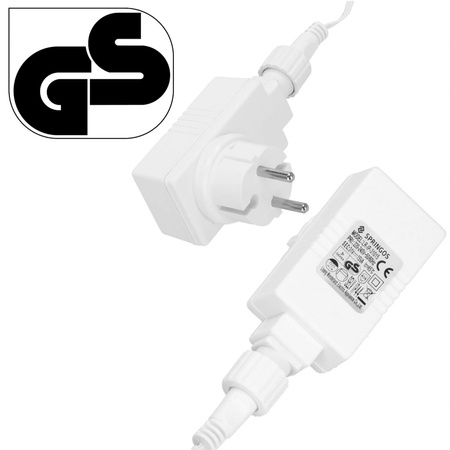 Kurtyna świetlna 500 led girlanda, lampki wewnętrzno-zewnętrzne sople multikolor z zimnym białym flash