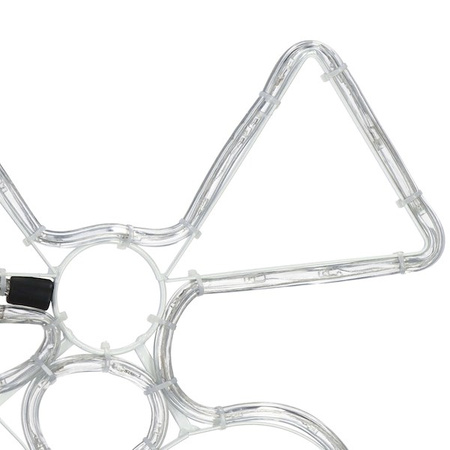 Lampki choinkowe 72 LED dzwonki niebiesko-czerwone ozdoba świąteczna