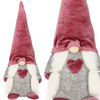 Pani skrzat 37cm ozdoba świąteczna, krasnal świąteczny, gnom welur