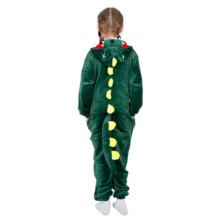 Piżama jednoczęściowa kigurumi dziecięcy kombinezon smok rozmiar 110-120 cm