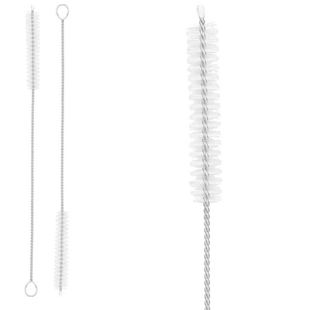 Słomki metalowe do napojów 8 szt. kolorowe wielorazowe rurki z etui i szczoteczkami