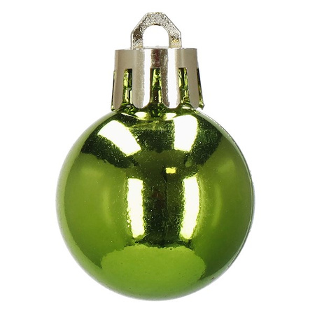 Bombki choinkowe 74 szt. ozdoby świąteczne zestaw multikolor