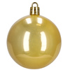 Bombki choinkowe, zestaw 100 szt. dekoracji do stroika nietłukące, złote