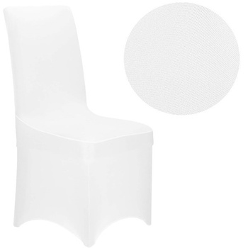 Pokrowiec bankietowy na krzesło uniwersalny biały 6 szt.