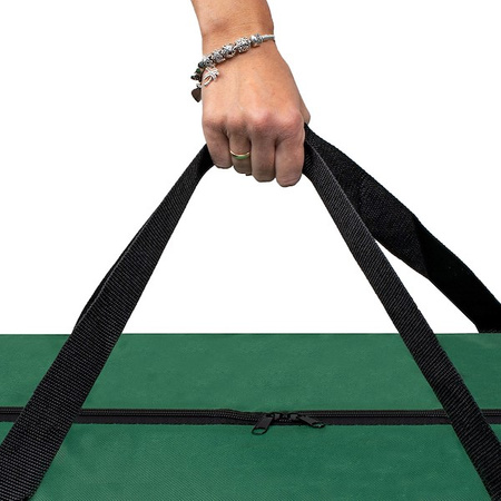 Pokrowiec na choinkę 130 cm torba, worek do przechowywania choinek zielony