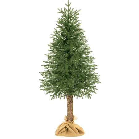 Choinka sztuczna na pniu 220 cm świerk PE jak żywy