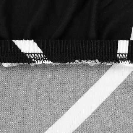 Pokrowiec na krzesło uniwersalny czarno-biały