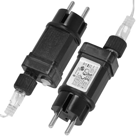 Kurtyna świetlna 126 Led gwiazdki lampki z programatorem sople biały ciepły