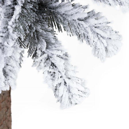 Choinka na pniu sztuczna, świerk śnieżony 220 cm