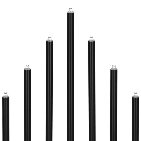 Świecznik adwentowy Led 9 świec czarny