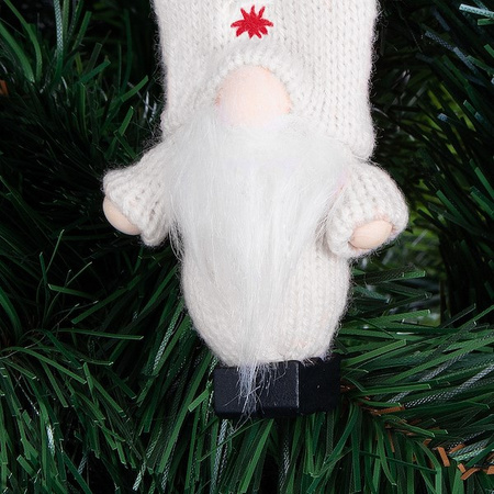 Świąteczne skrzaty 8cm ozdoba świąteczna, krasnal świąteczny, gnom zestaw 6 szt.