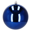 Bombki choinkowe 6 szt. ozdoby świąteczne zestaw 9,5 cm granatowe