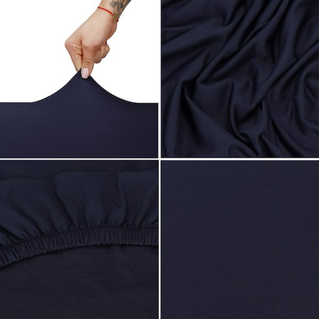 Pokrowiec na krzesło uniwersalny granatowy